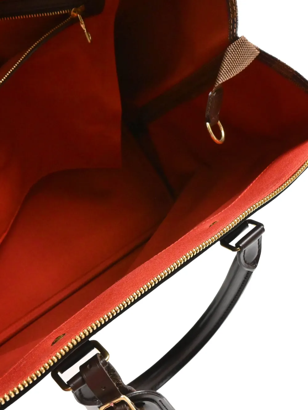 Pre-owned Louis Vuitton 2001 Greenwich Pm Handbag In 褐色