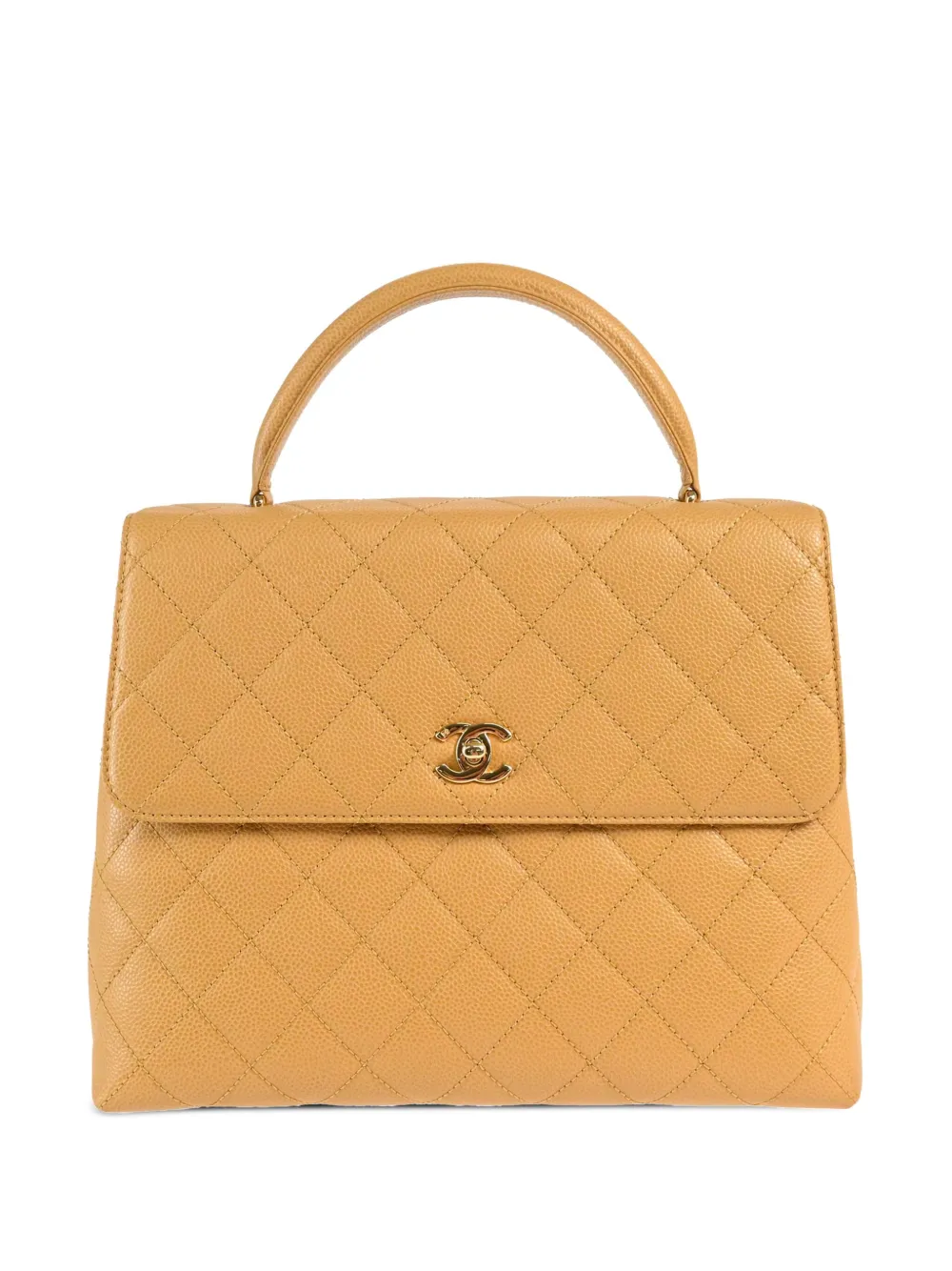CHANEL Pre-Owned 2003 medium top-handle handbag | Neutrals | Image 1