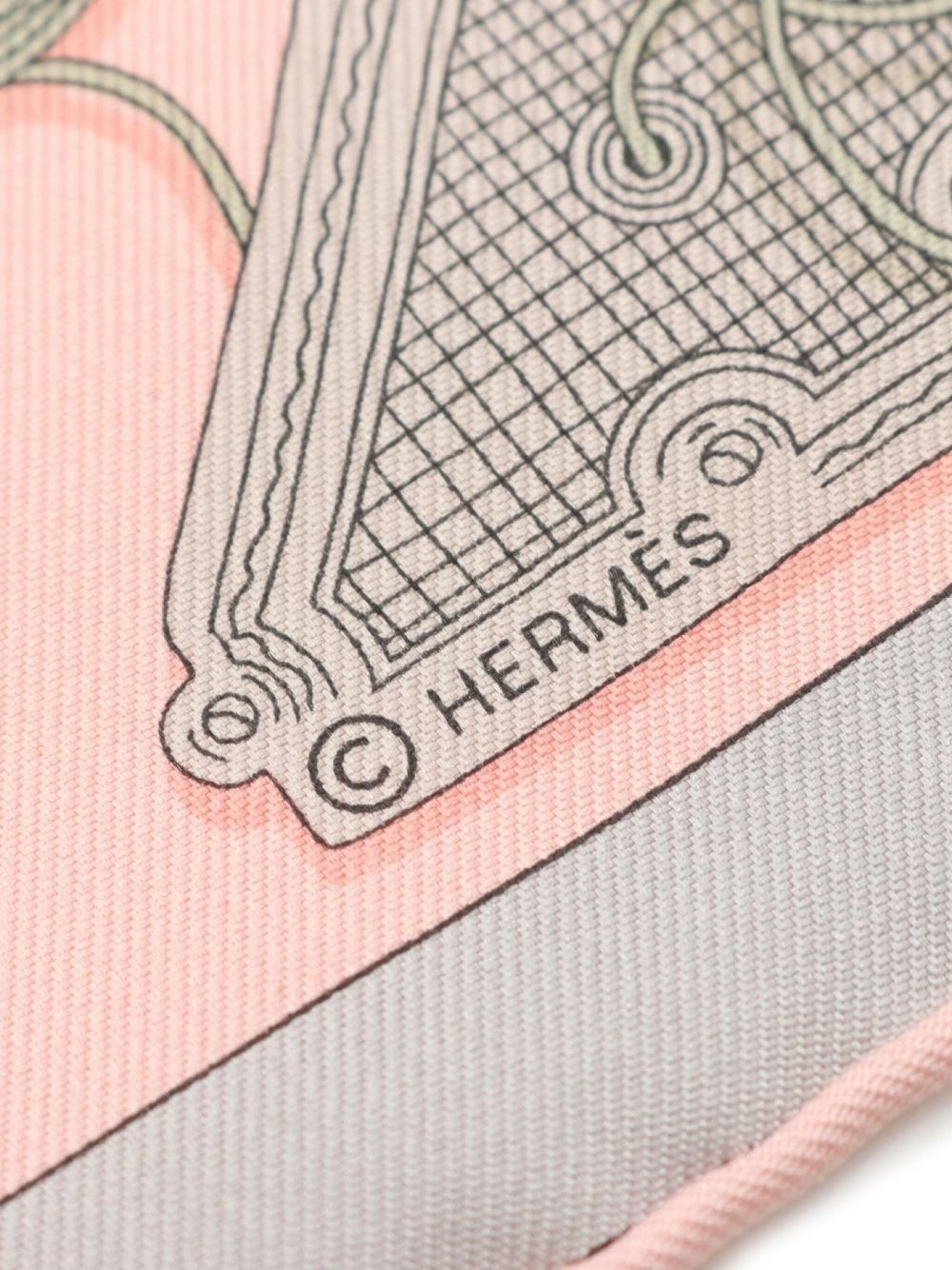 Hermès Pre-Owned 2010s Merveilleuses Lanternes sjaal - Roze