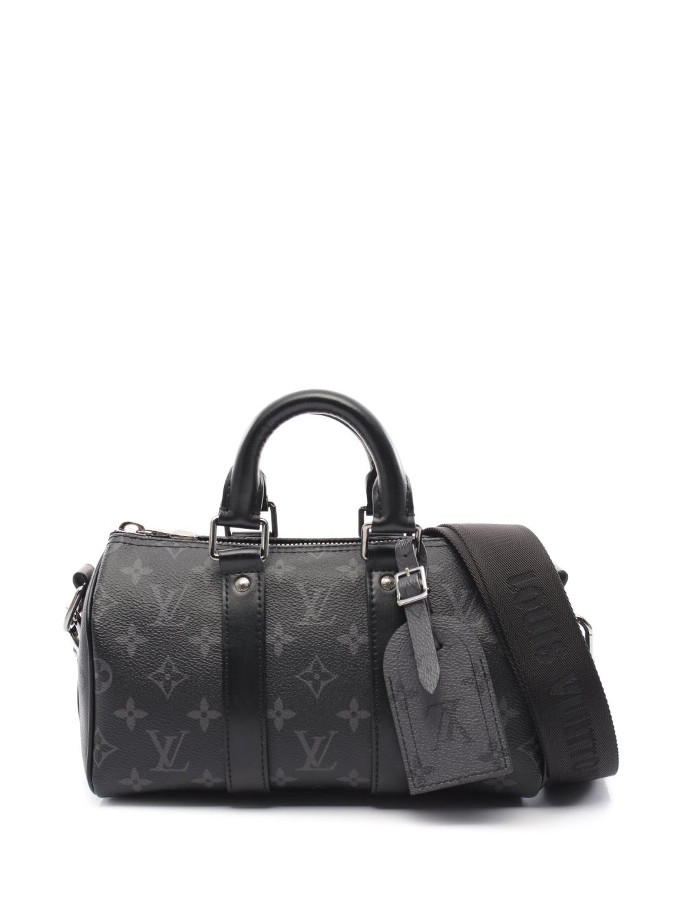 Louis Vuitton Pre-Owned 2021 Keepall Bandouliere 25 two-way travel bag - Black