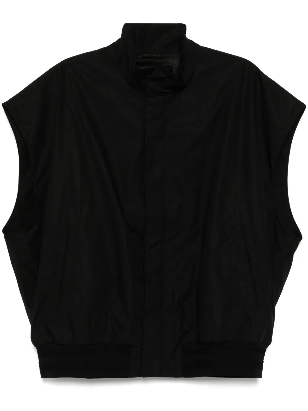 ribbed hem vest