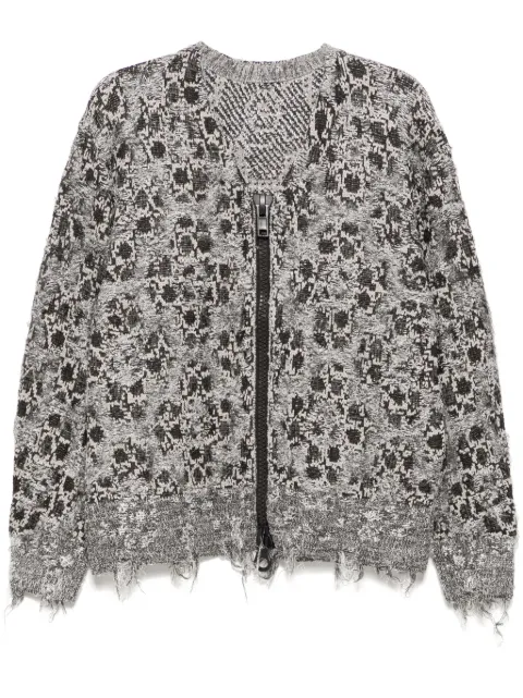 JNBY pattern-printed cardigan