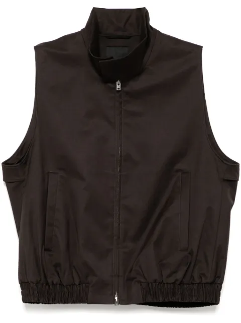 JNBY stand collar short vest