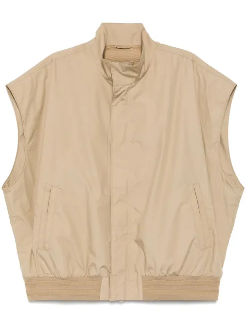 CROQUIS ribbed hem vest