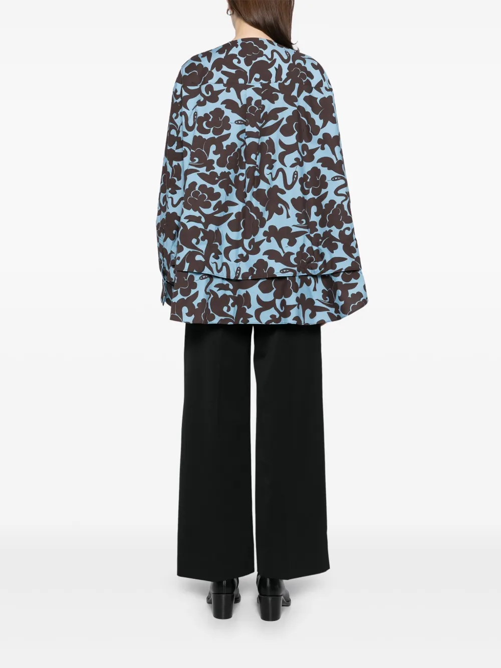 JNBY Jack met gewelfde afwerking Blauw