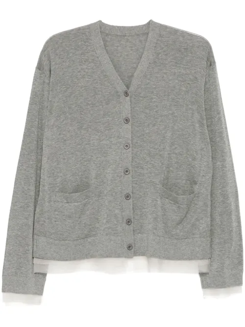 JNBY cardigan à col v - Gris - JNBY - Modalova