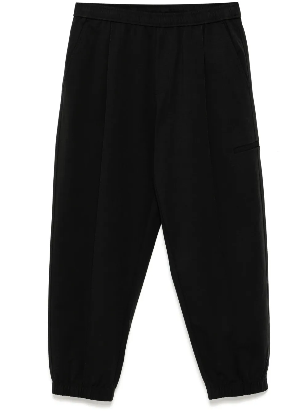 pleated sweat pants