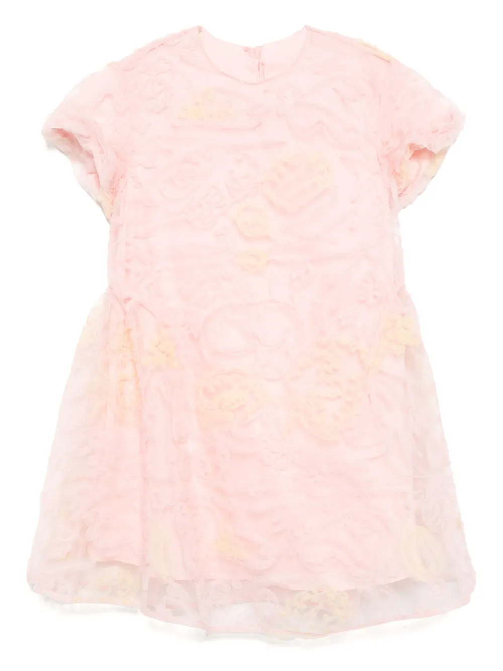 jnby by JNBY embroidered short sleeves dress | Pink | Image 1