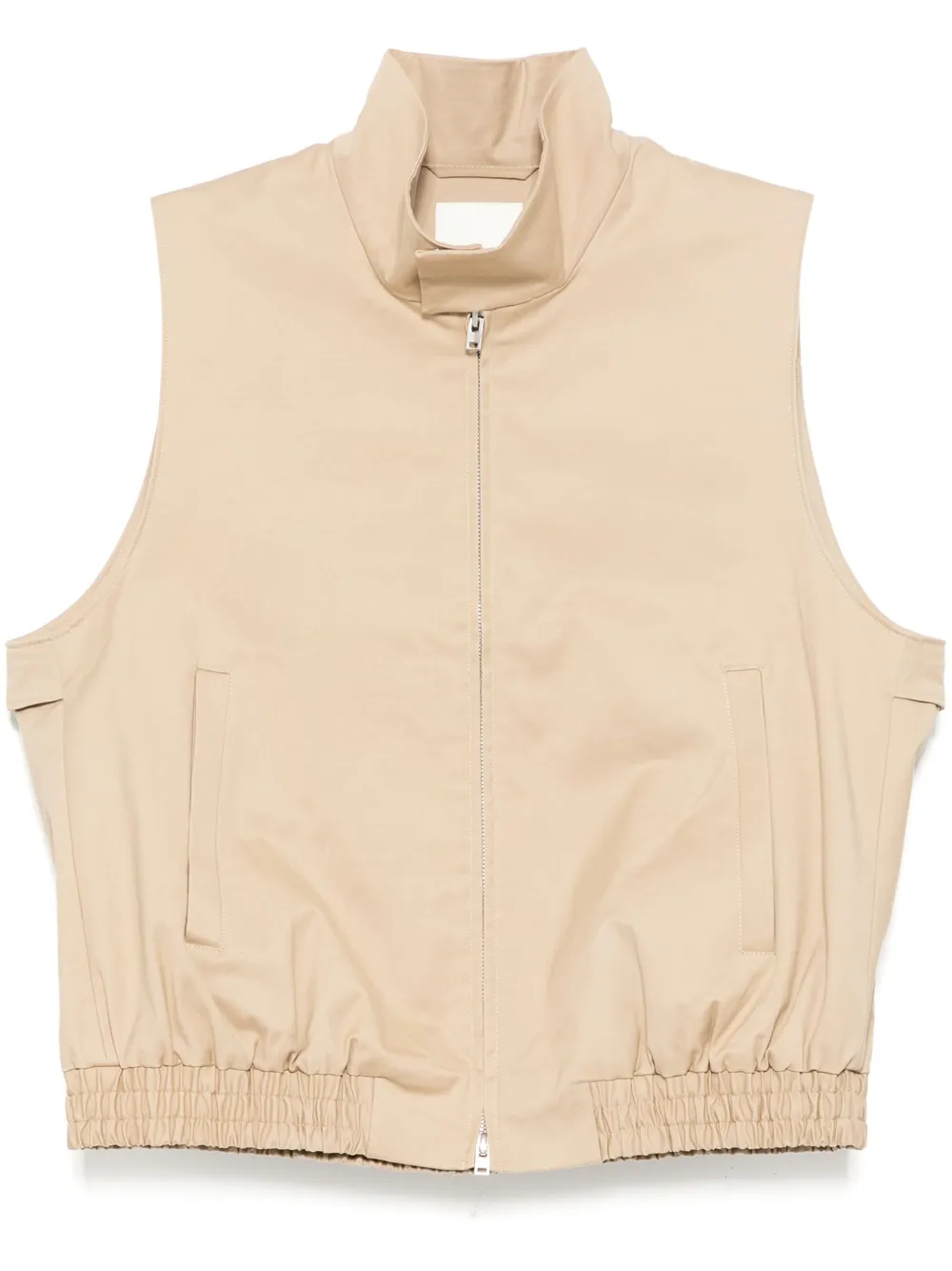 stand-up collar vest