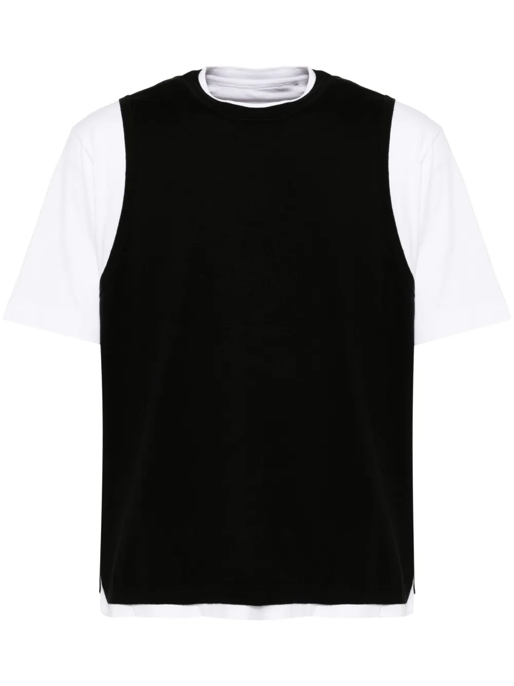 panelled T-shirt