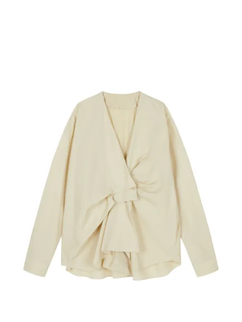 JNBY long-sleeve cotton poplin blouse
