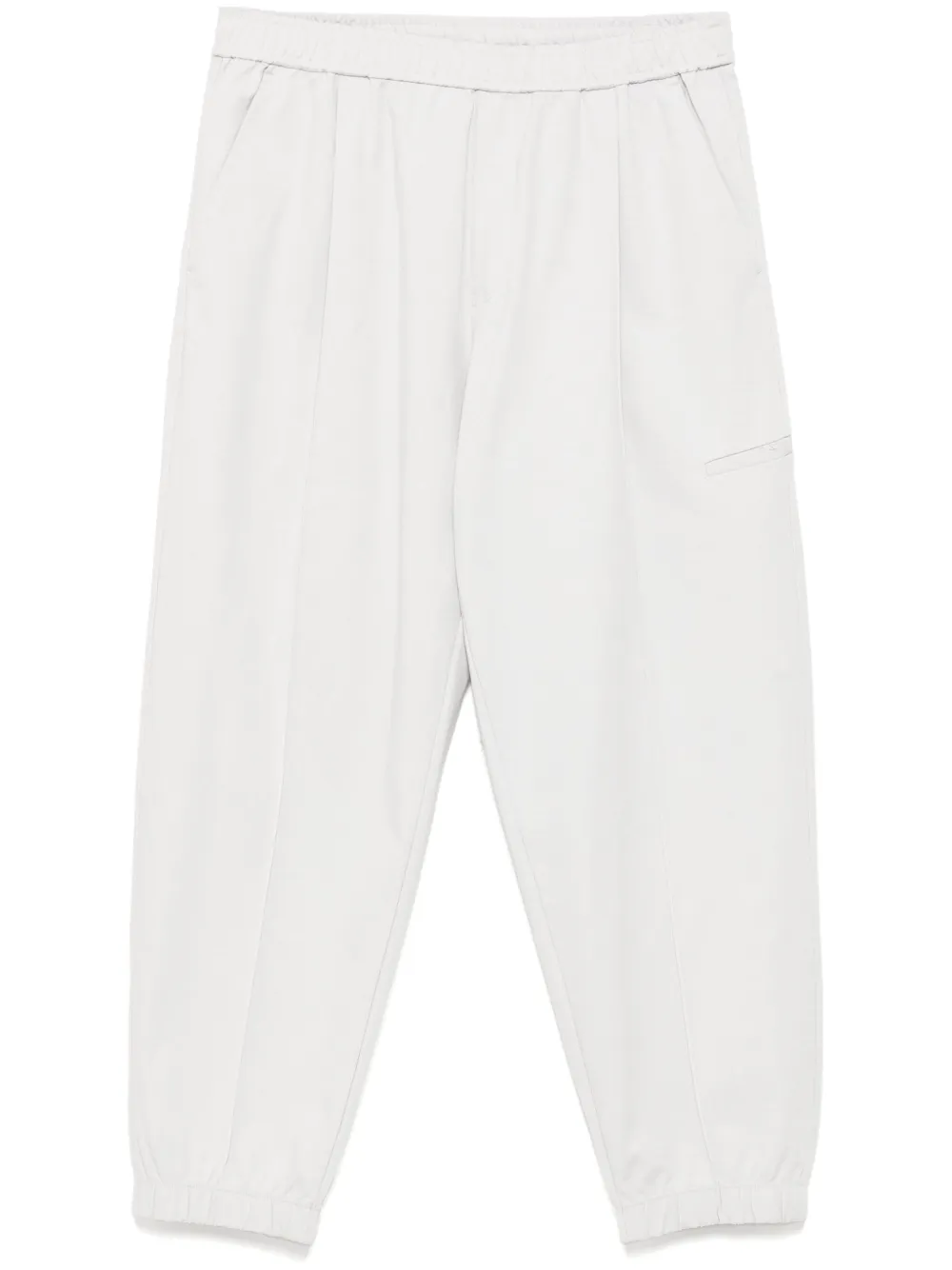 pleated sweat pants