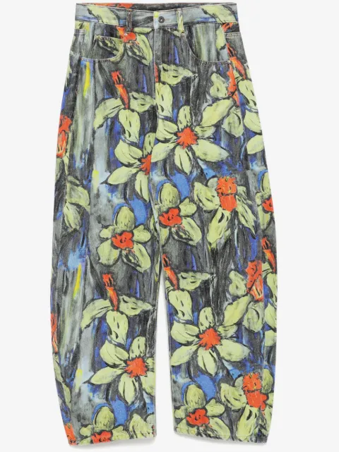 JNBY jeans con estampado floral