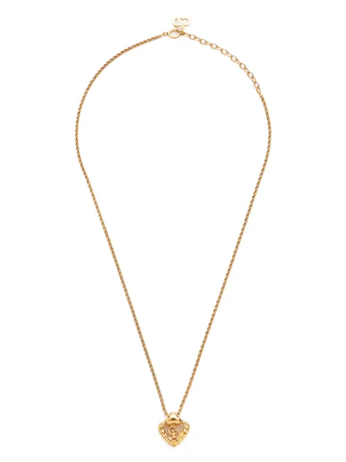 Collier à pendentif cœur (années 2000) - Christian Dior Pre-Owned - Modalova