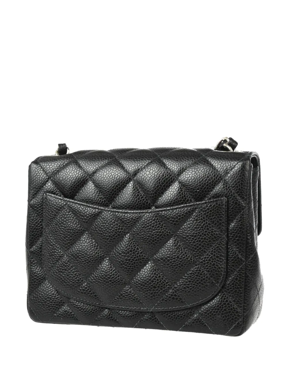 CHANEL Pre-Owned 2003 Classic Square Flap mini-schoudertas - Zwart