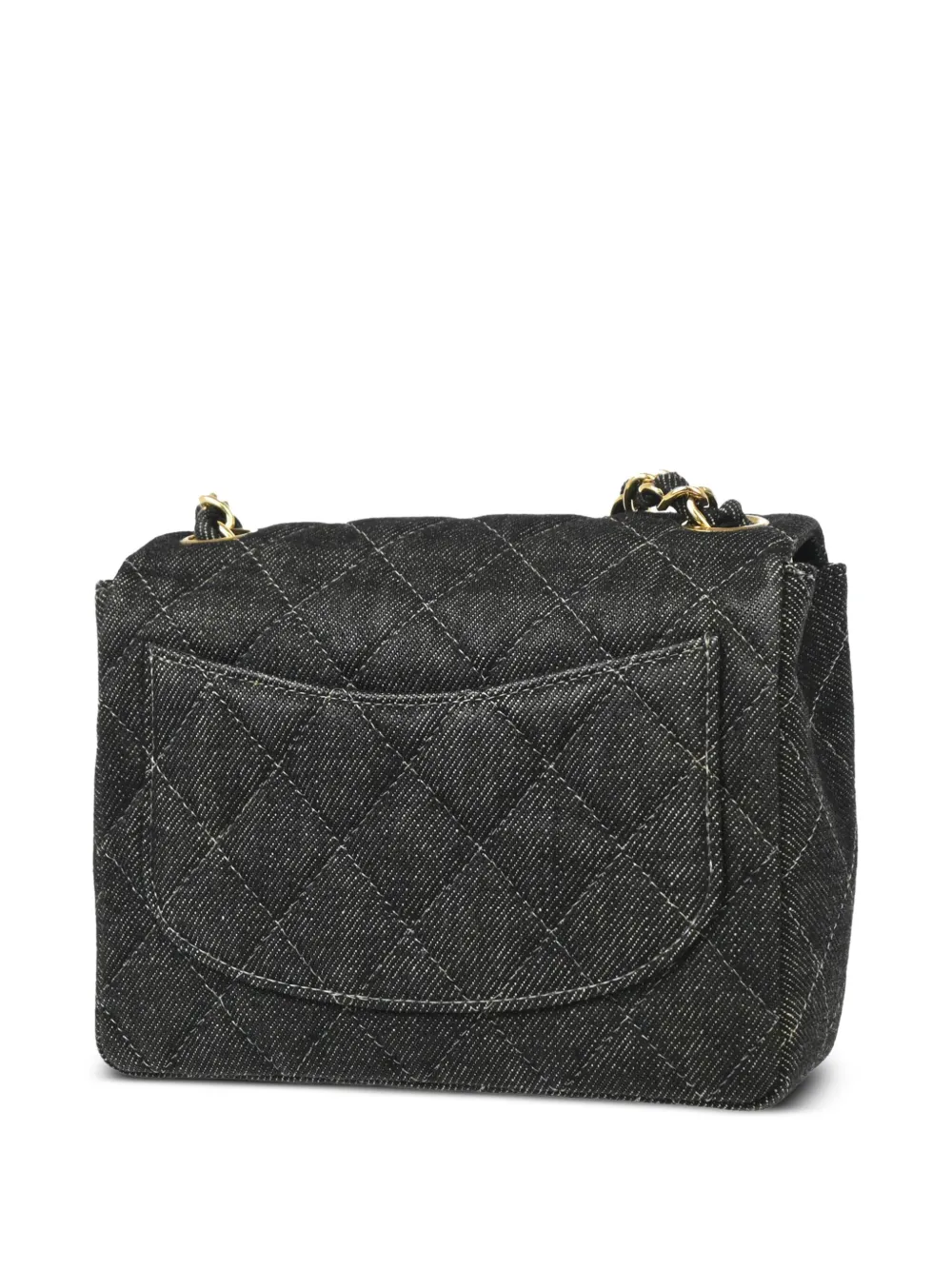 CHANEL Pre-Owned 1998 Classic Square Flap mini-schoudertas - Zwart