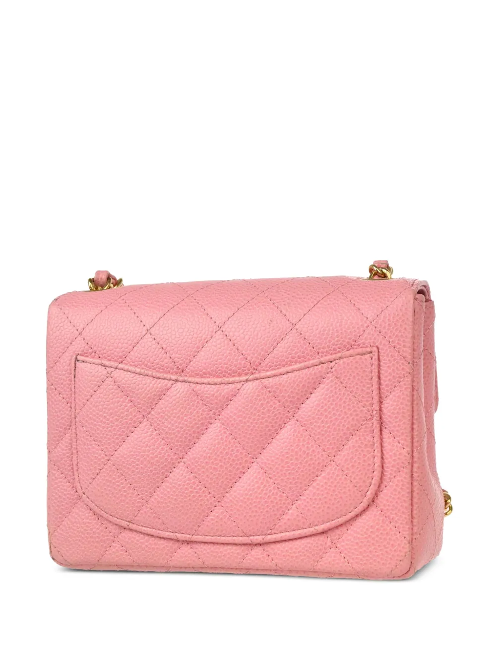 CHANEL Pre-Owned 2005 Classic Square Flap mini-schoudertas - Roze