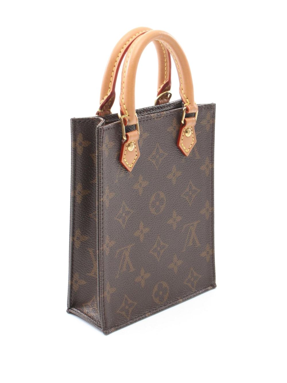 Louis Vuitton Pre-Owned 2020 Petit Sac Plat two-way bag - Brown