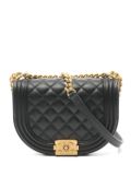 CHANEL Pre-Owned 2021 small Boy Chanel shoulder bag - Black