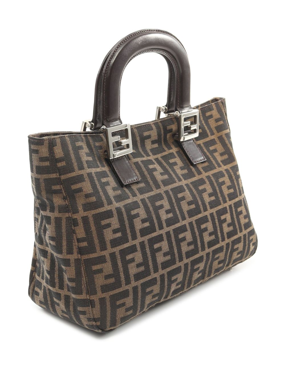 Fendi Pre-Owned 2010s Zucca handtas - Bruin