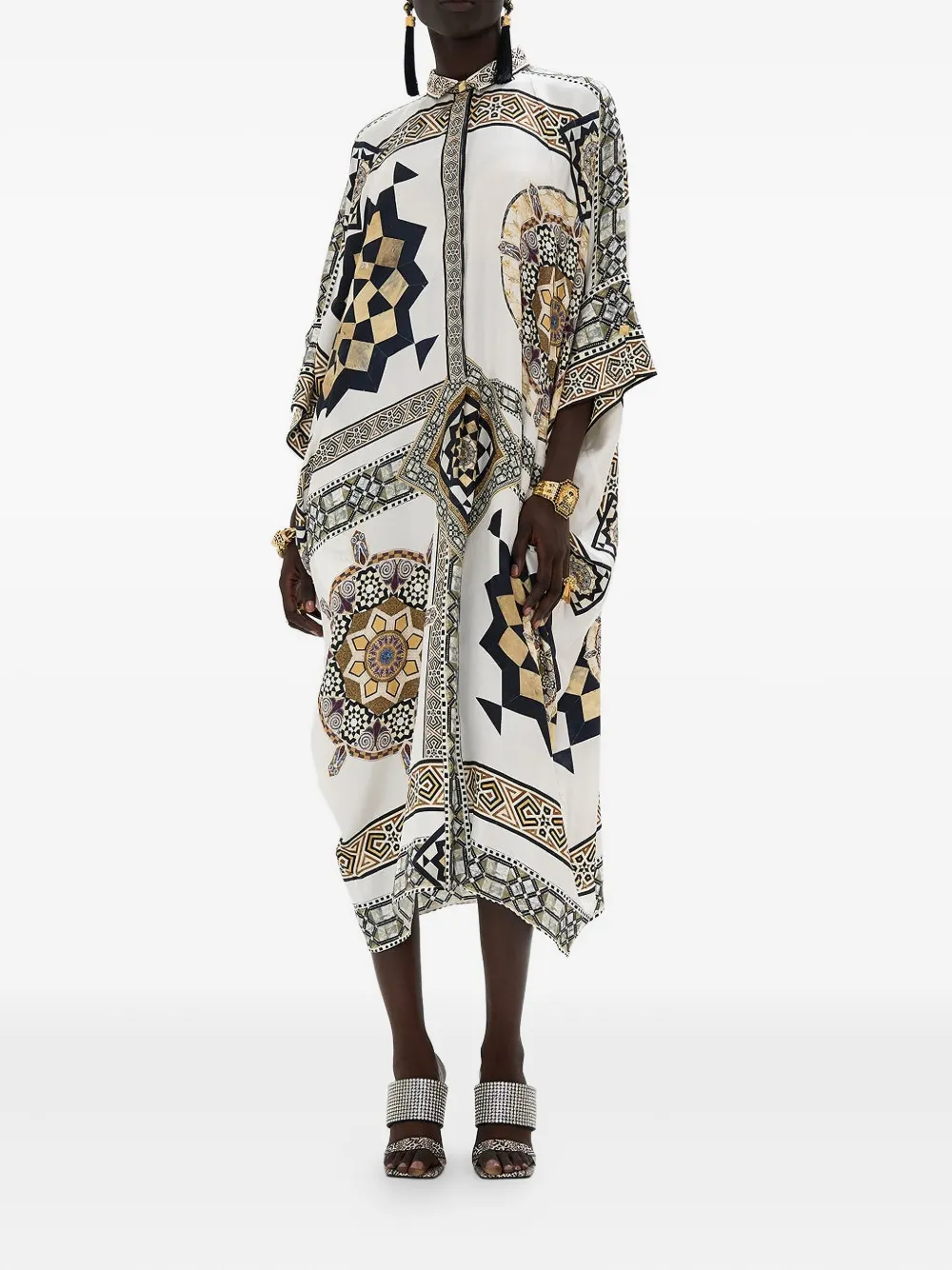 Camilla Tile Style-print kaftan dress | Day Dresses | Image 2