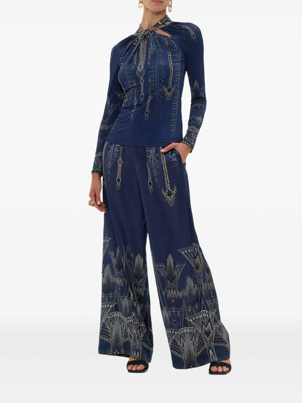 Camilla The Egypt Effect trousers - Blauw