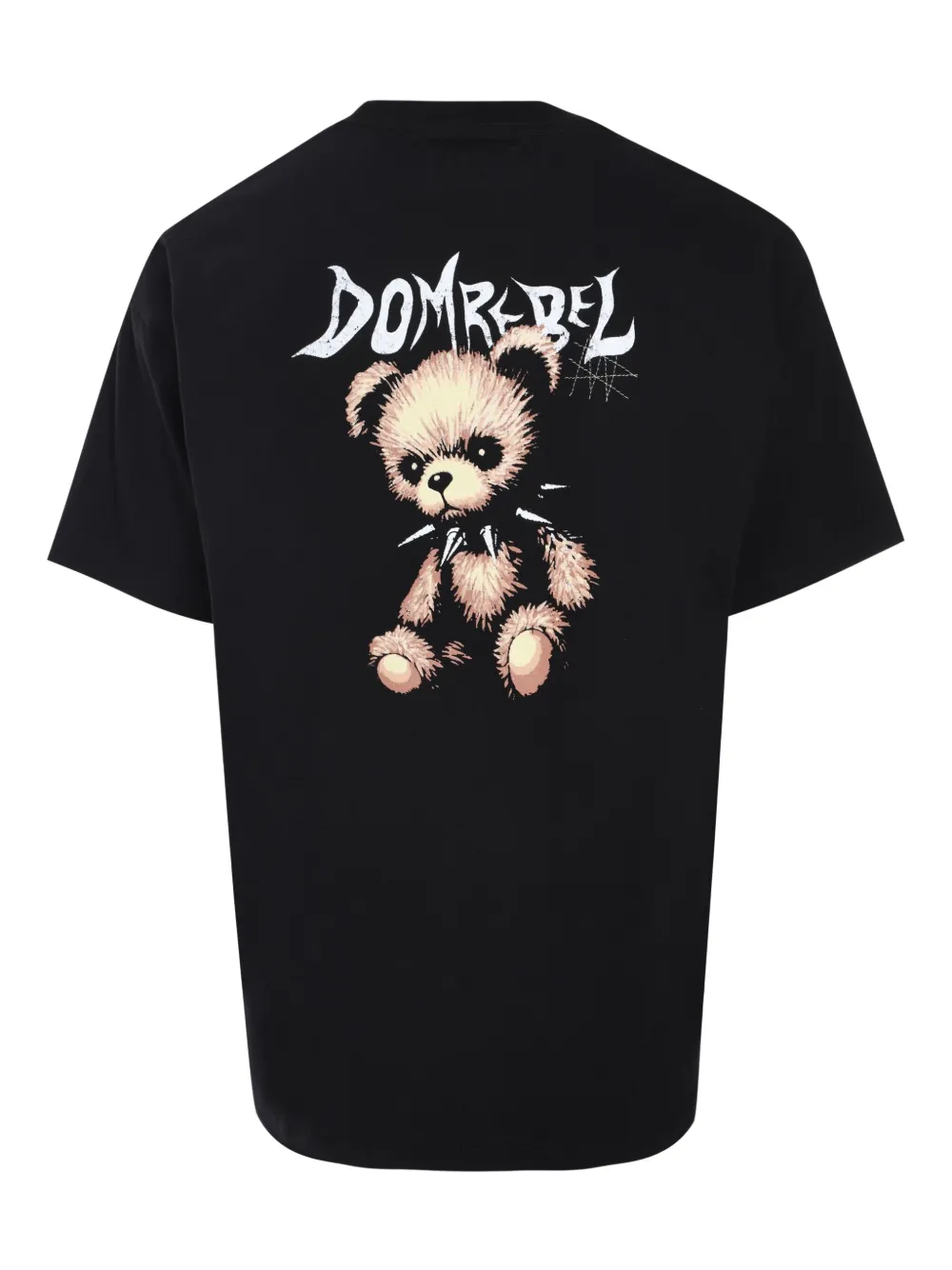 DOMREBEL Collarbear T-shirt - Zwart