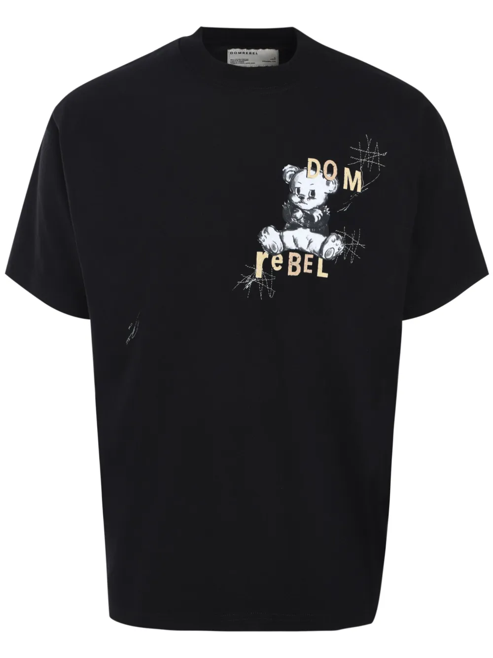 DOMREBEL Gloomy T-shirt Zwart