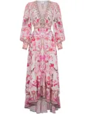 Camilla floral-print midi dress - Pink