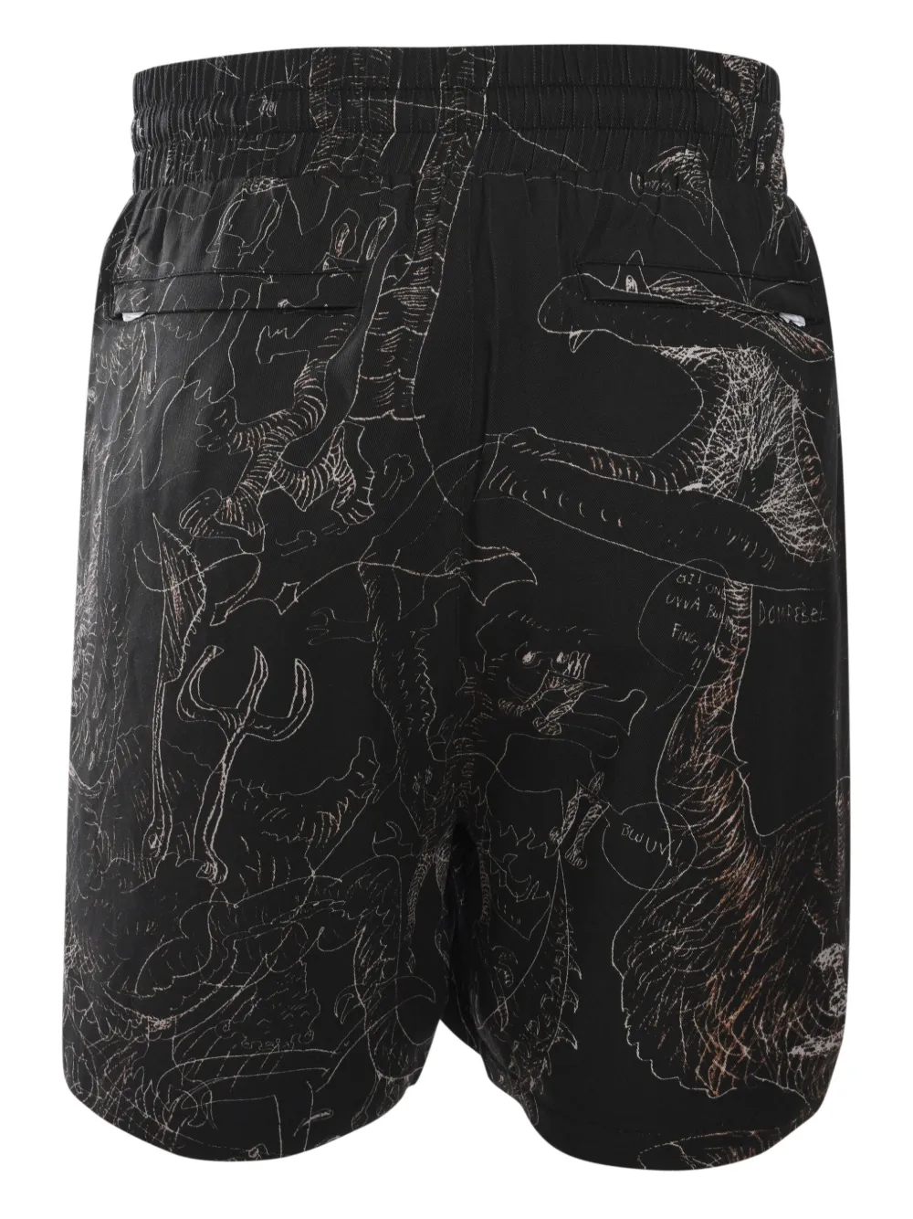 DOMREBEL Utopia shorts - Zwart