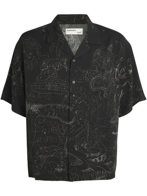 DOMREBEL chemise Utopia - Noir - DOMREBEL - Modalova
