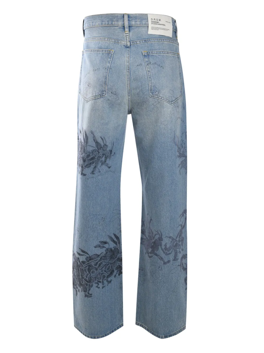 DOMREBEL Hops jeans - Blauw