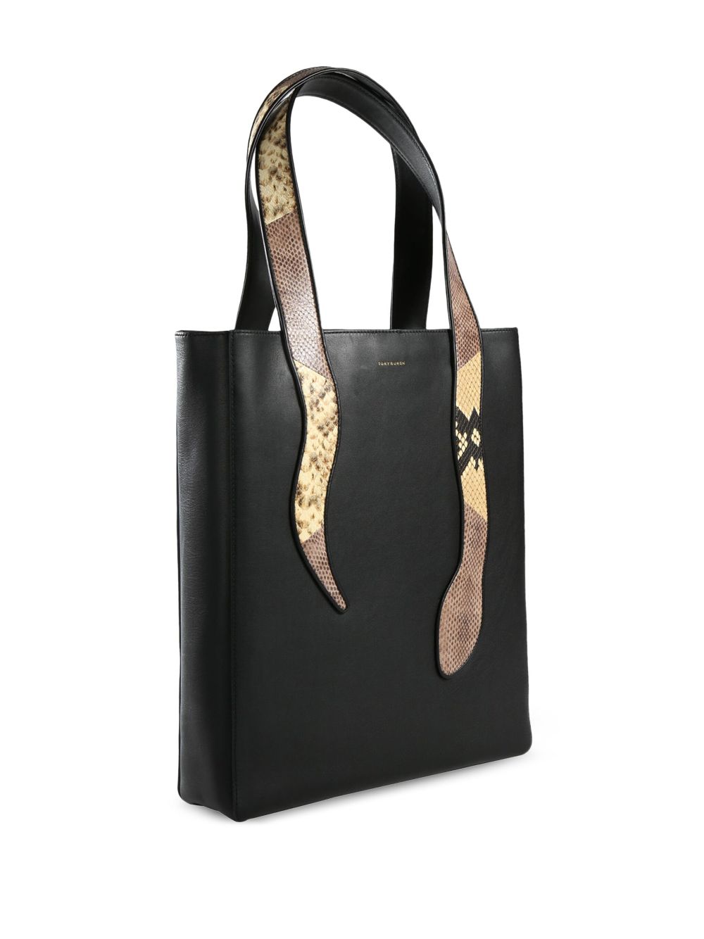 Tory Burch large Snake tote bag - Zwart