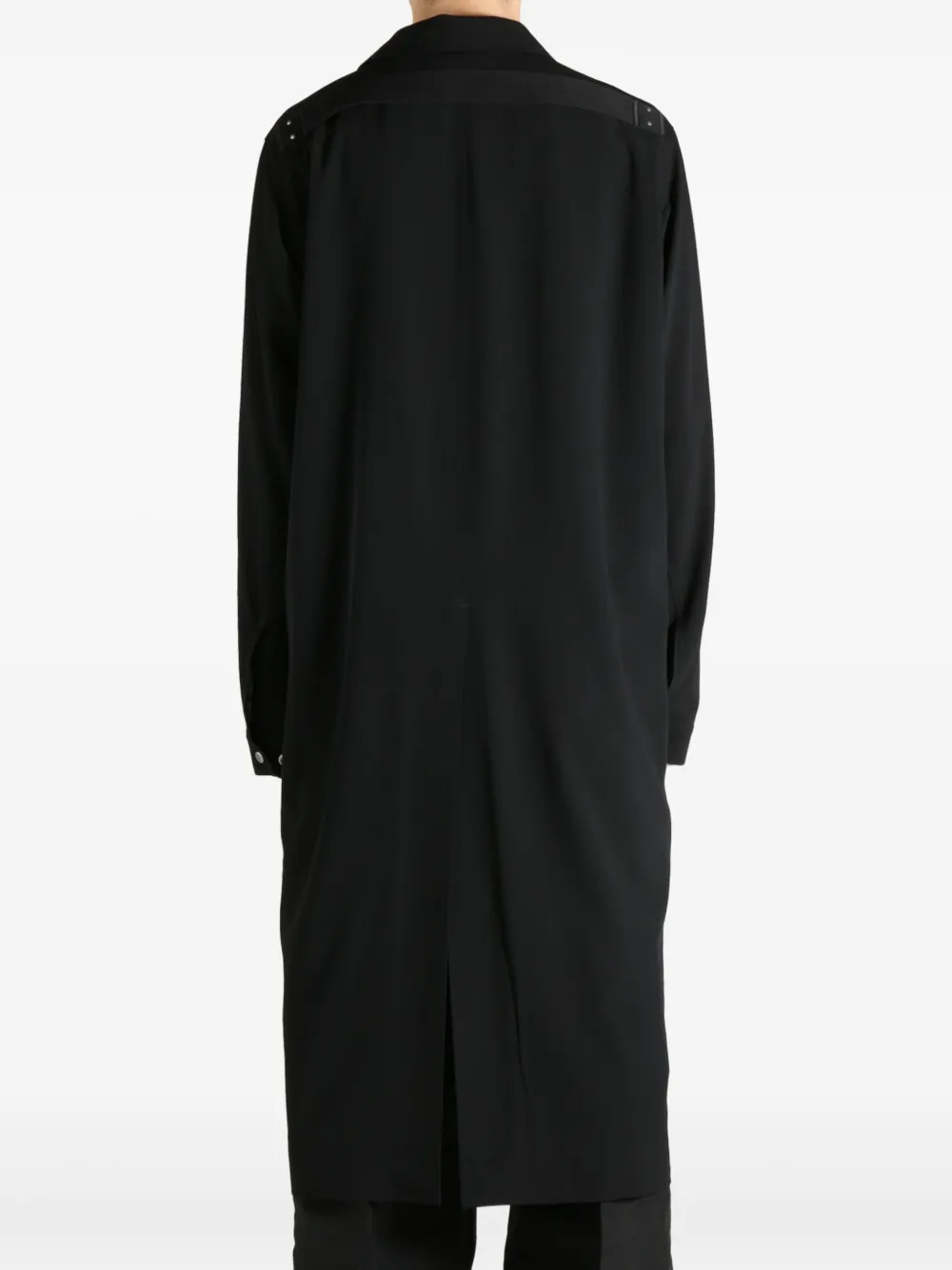 Rick Owens Brad Coat In Black
