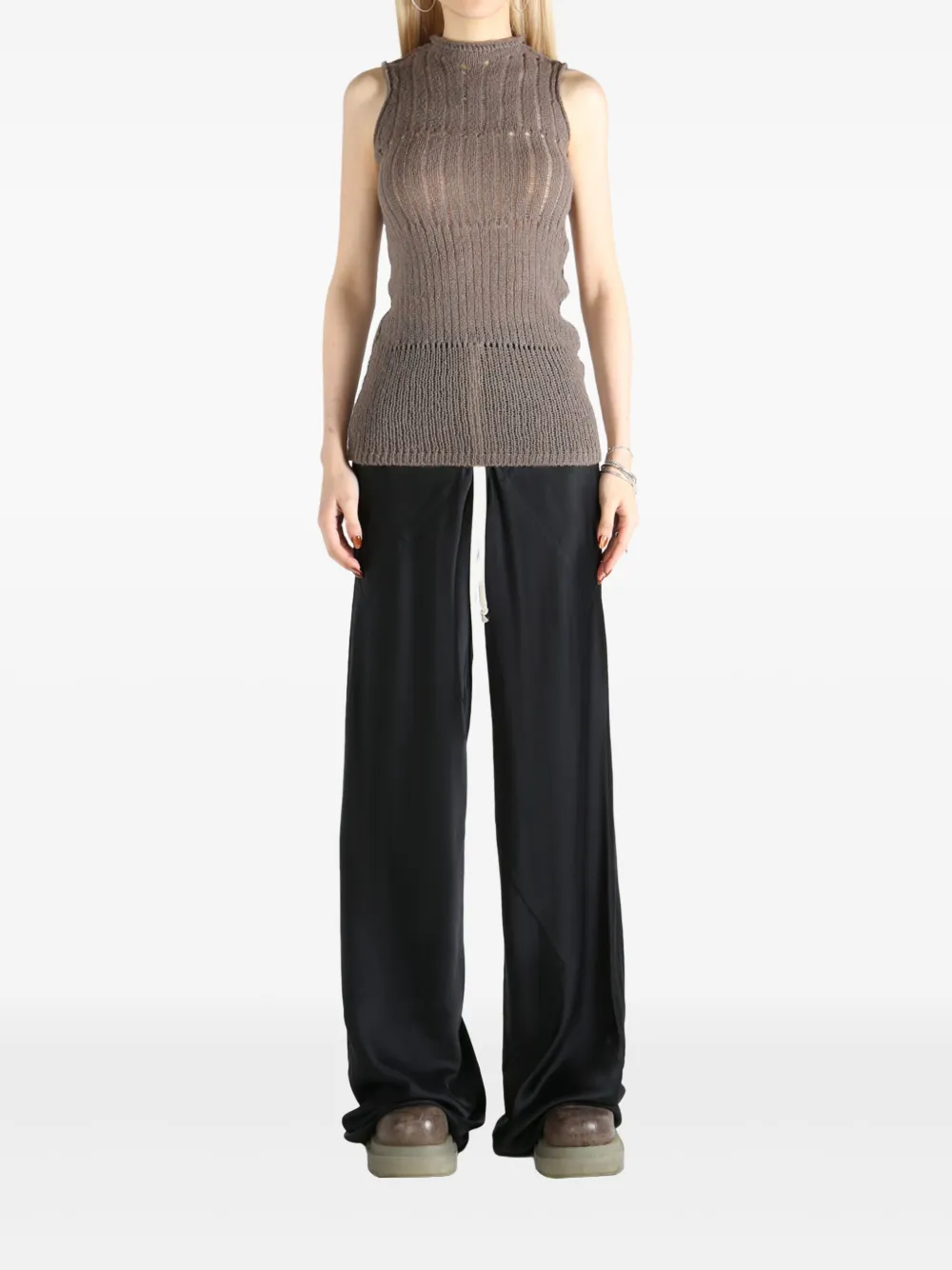 Rick Owens Gebreide top - Bruin