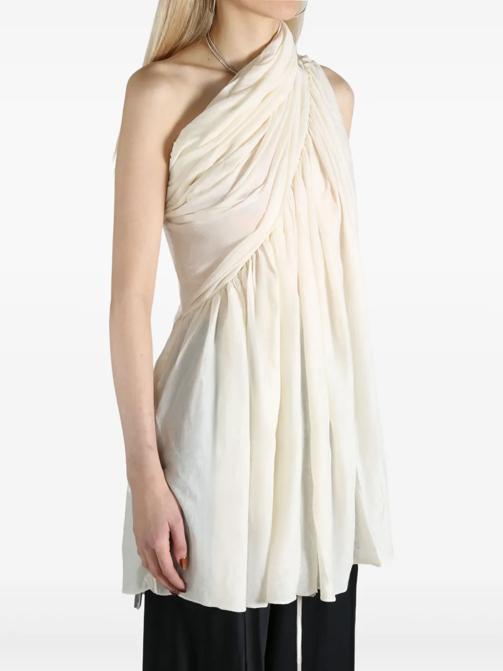 Rick Owens draped cotton top | Vests & Tank Tops | Image 2