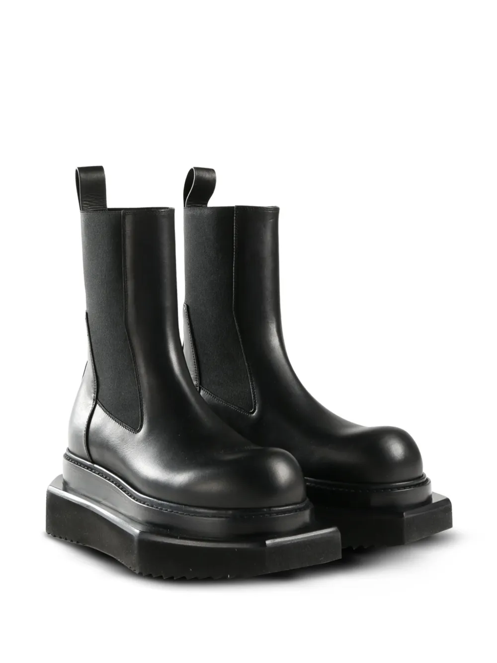 Rick Owens leather boots Black