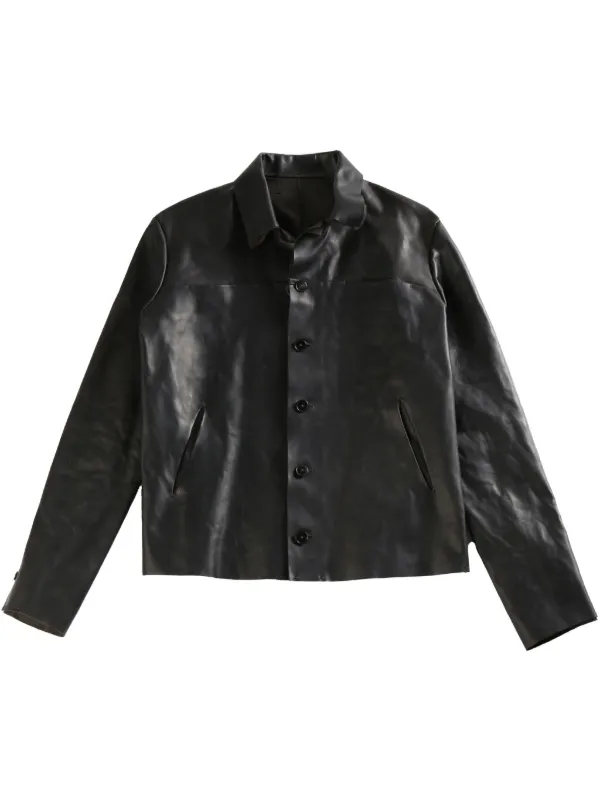Ma+ Leather Jacket | ブラウン | FARFETCH JP