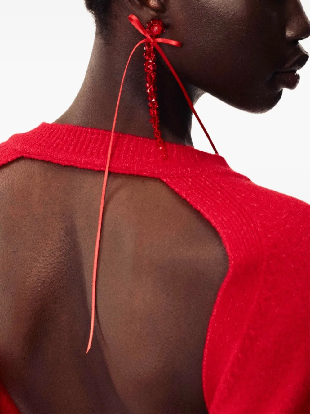 Simone Rocha Bow Ribbon Drip earrings | Image 2