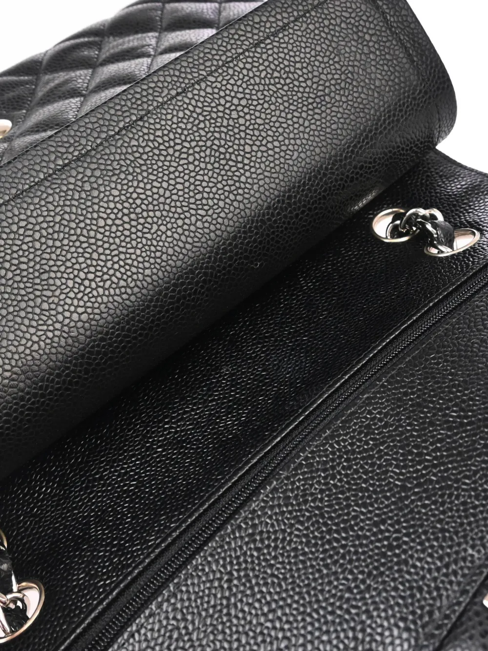 Pre-owned Chanel 2014 Medium Double Flap Shoulder Bag In 黑色