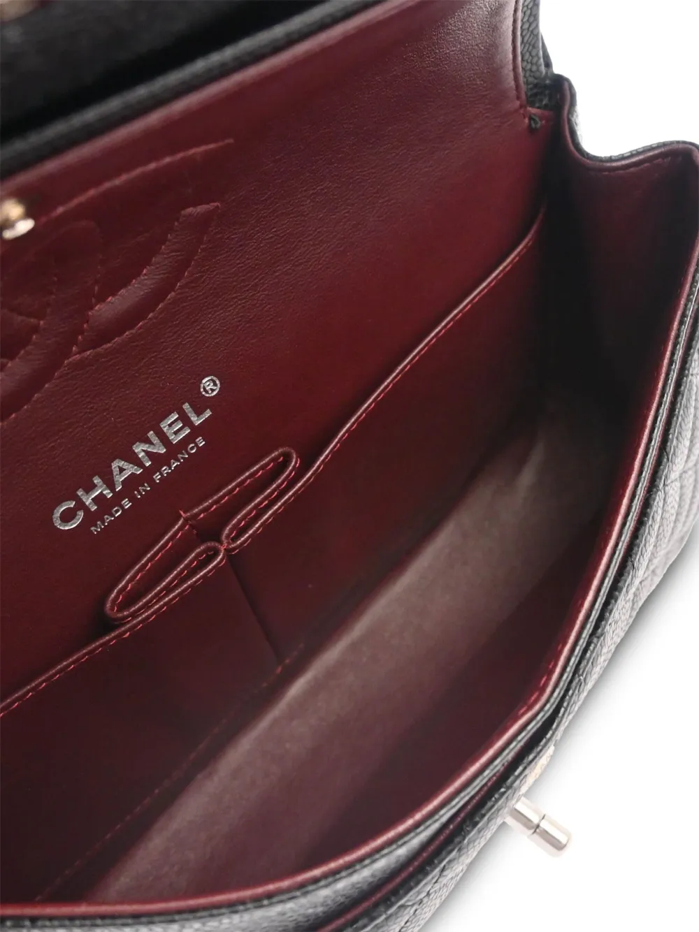 Pre-owned Chanel 2014 Medium Double Flap Shoulder Bag In 黑色