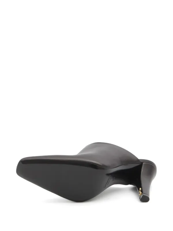 Saint Laurent 95mm Jill Mules | Black | FARFETCH