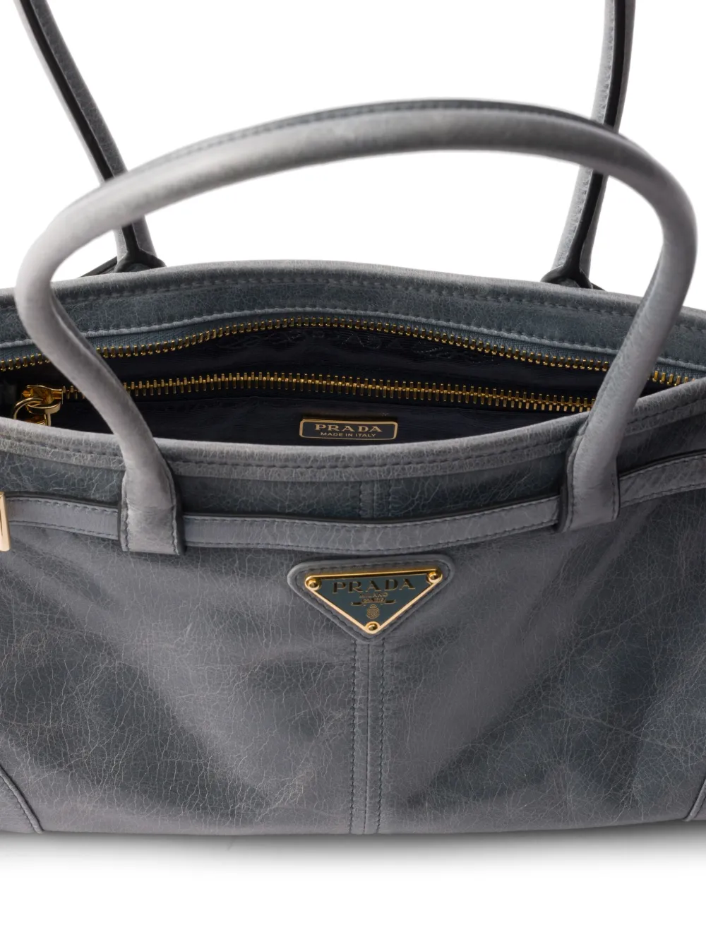 Prada Medium Bonnie shopper Blauw
