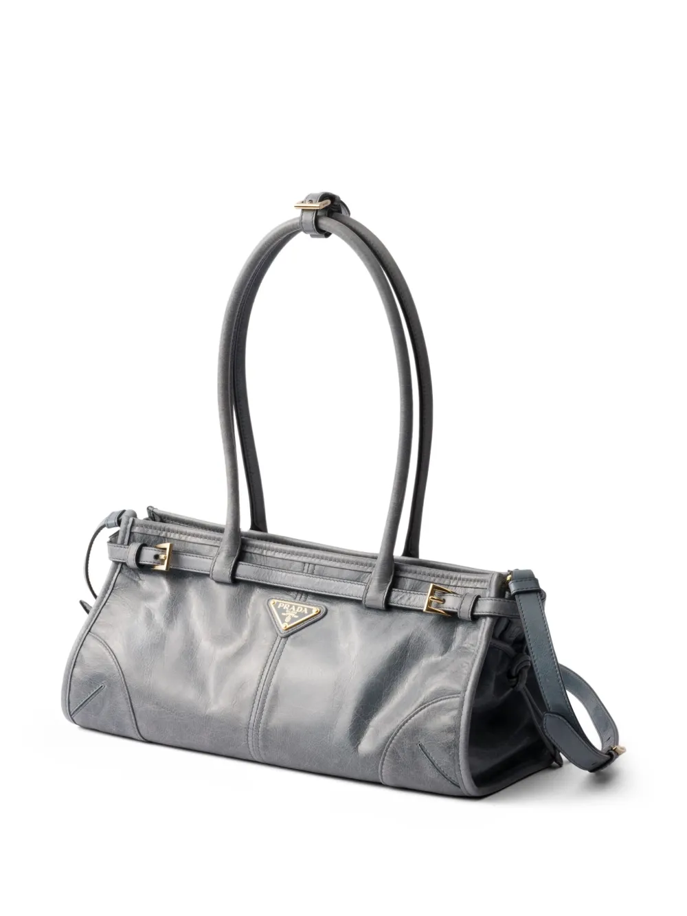 Prada Medium Bonnie shopper Blauw
