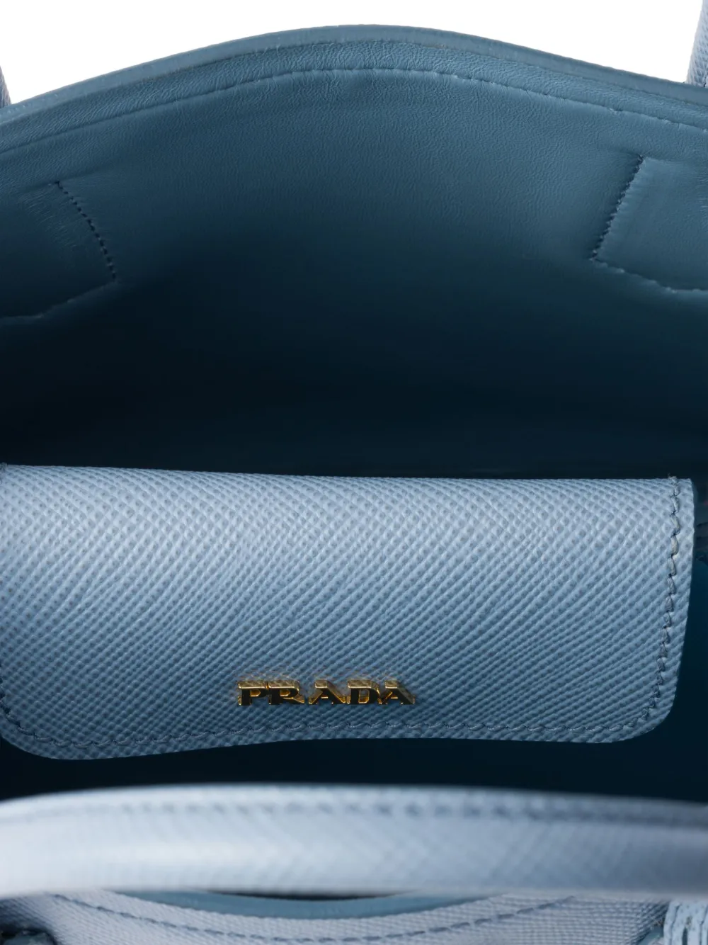 PRADA SMALL DOUBLE SAFFIANO TOTE BAG