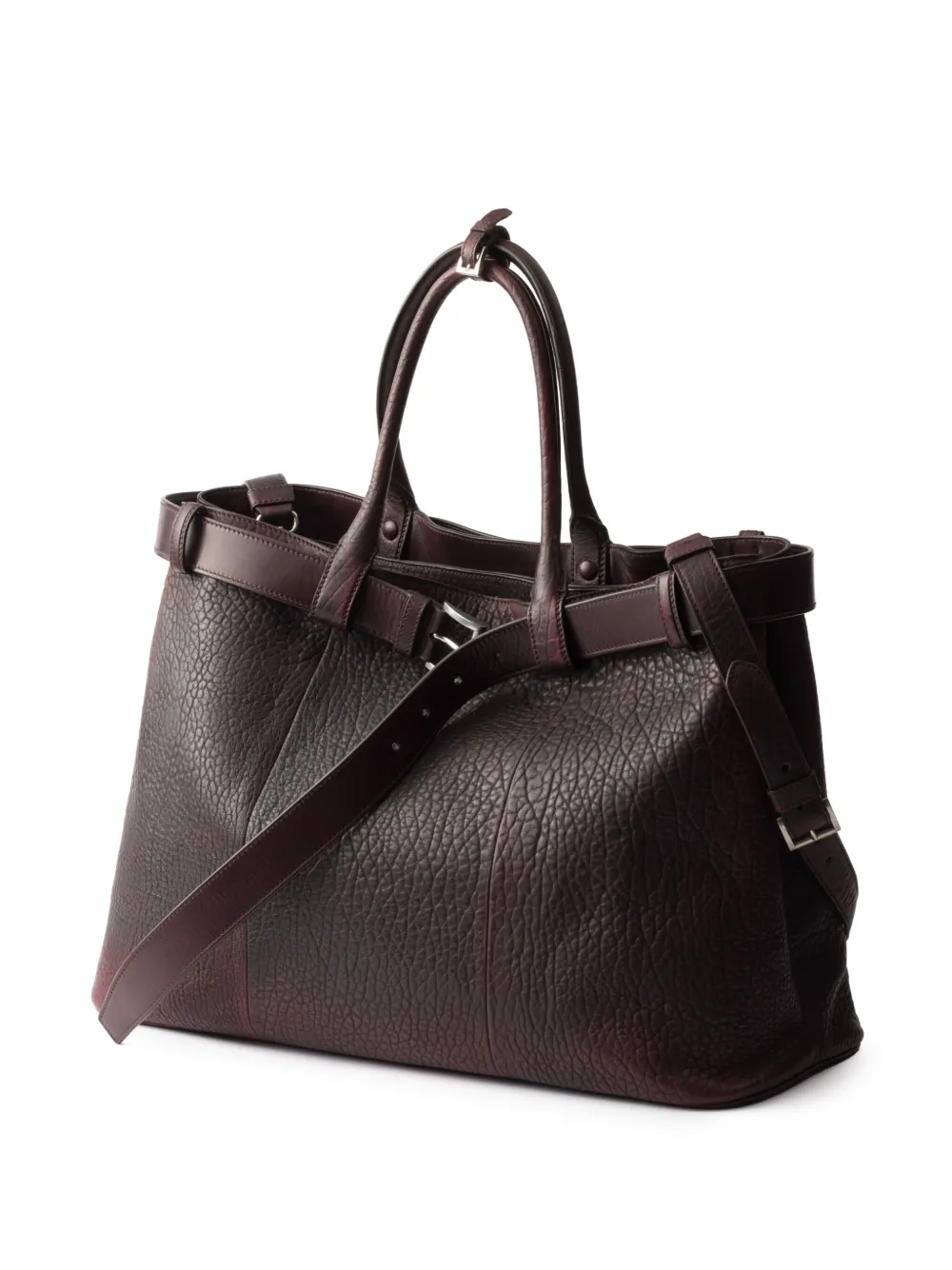 Prada Shopper met decoratieve gesp Rood