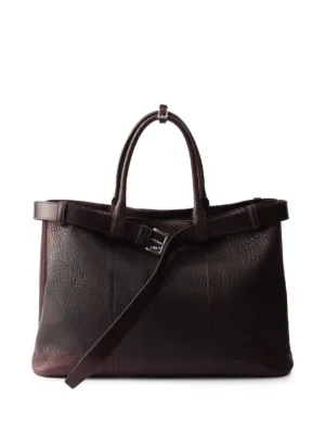Prada レザー ダッフルバッグ | ブラウン | FARFETCH JP