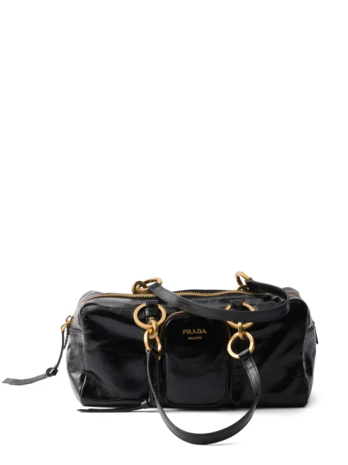 Sac cabas médium en cuir - Prada - Modalova