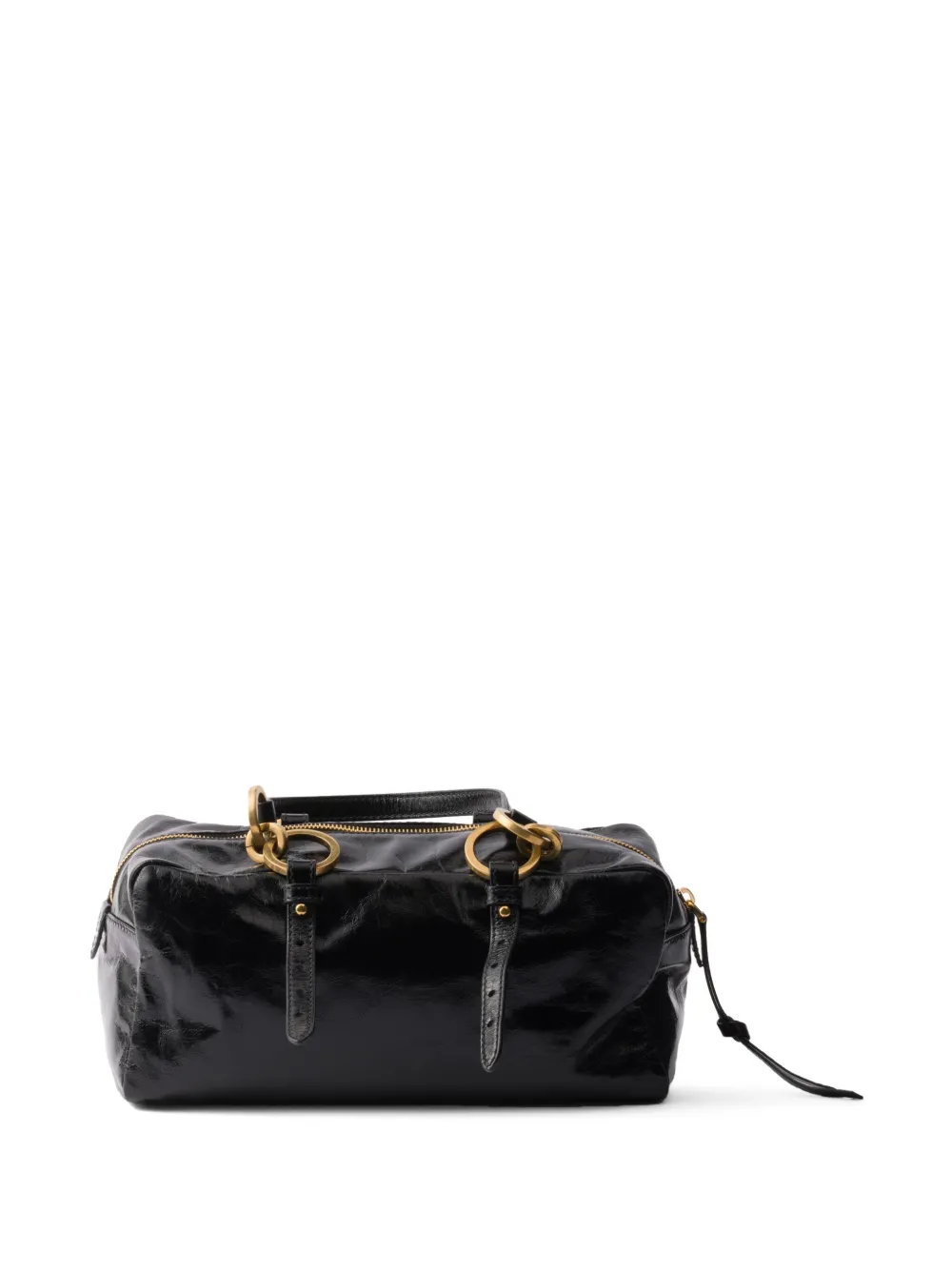 Prada Medium leren shopper - Zwart