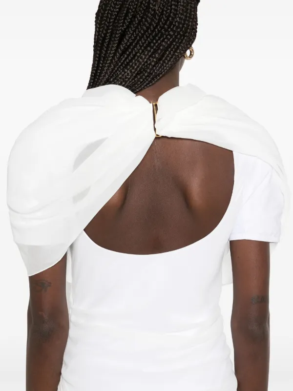 Jacquemus La Robe Castagna ドレープサテンドレス La robe castagna ドレープサテンドレス - Jacquemus